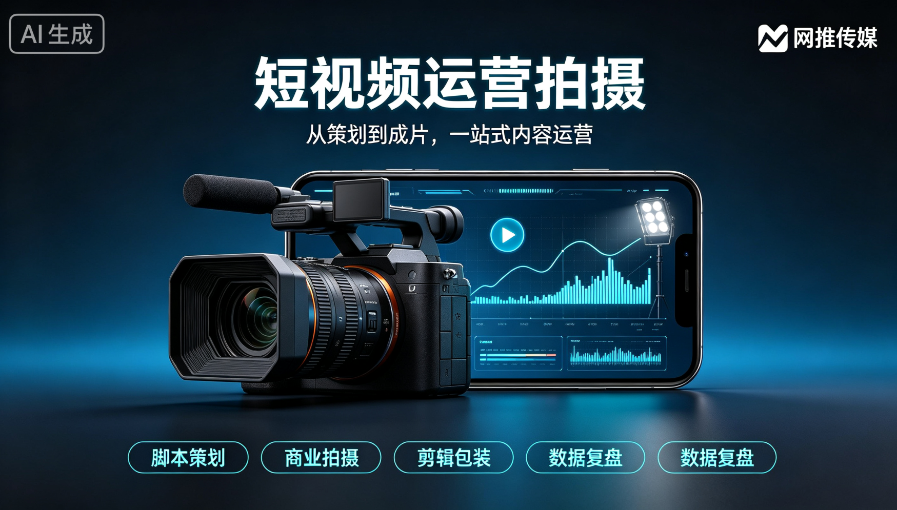 短视频运营与内容创作工作界面